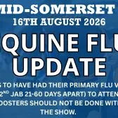 MID-SOMERSET SHOW EQUINE FLU UPDATE 2026